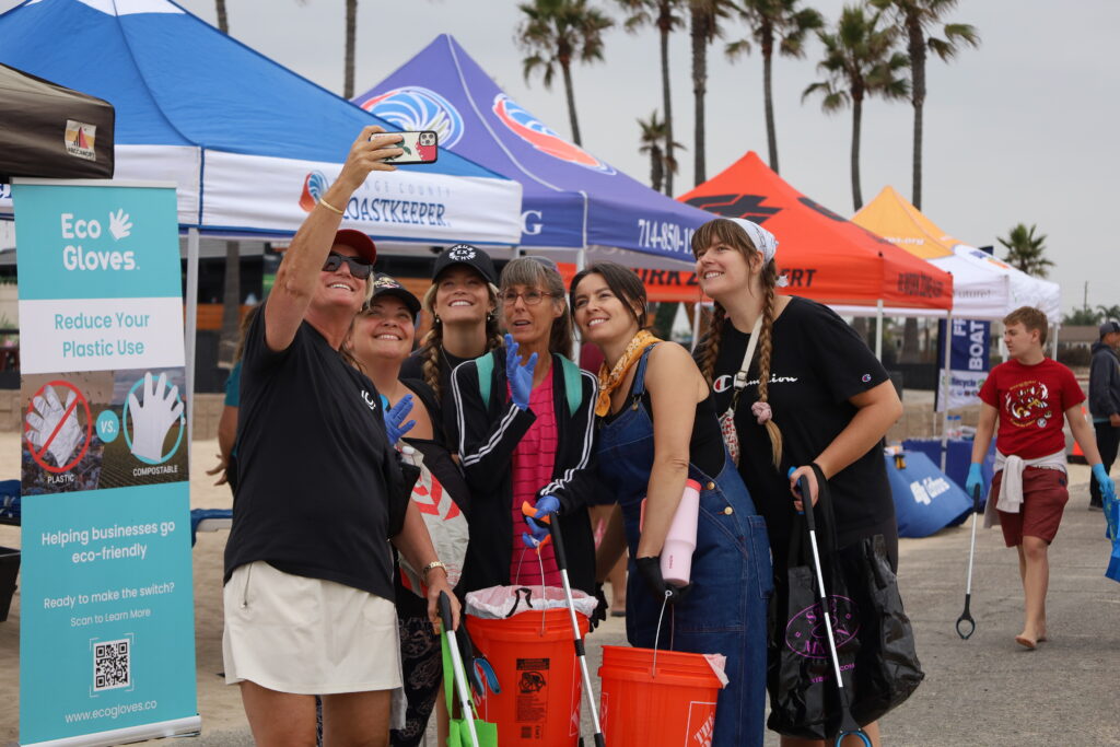 Coastal Cleanup Day event at Huntington Beach