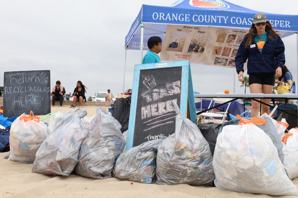 Coastal Cleanup Day event at Huntington Beach